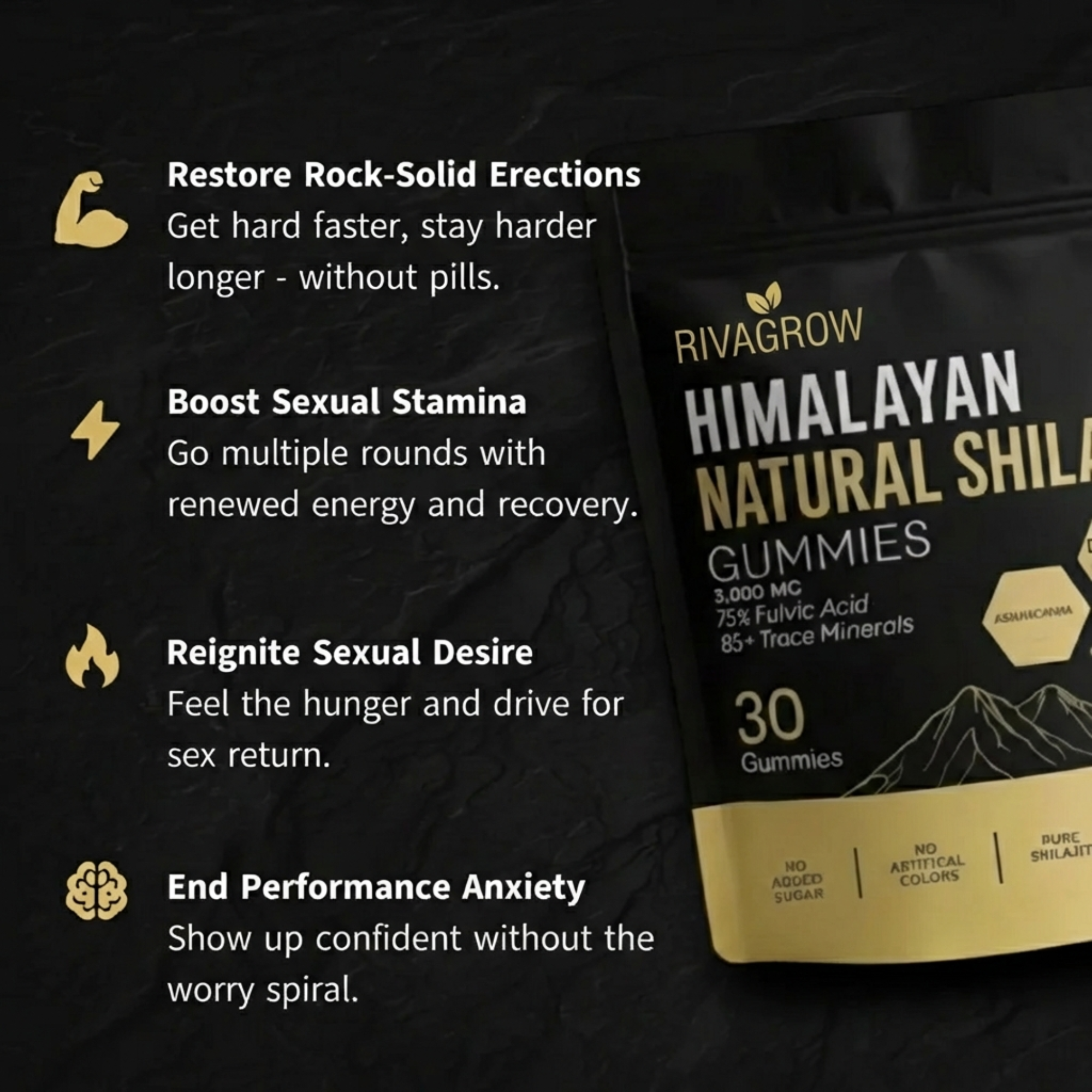 Shilajit Male Performance Gummies
