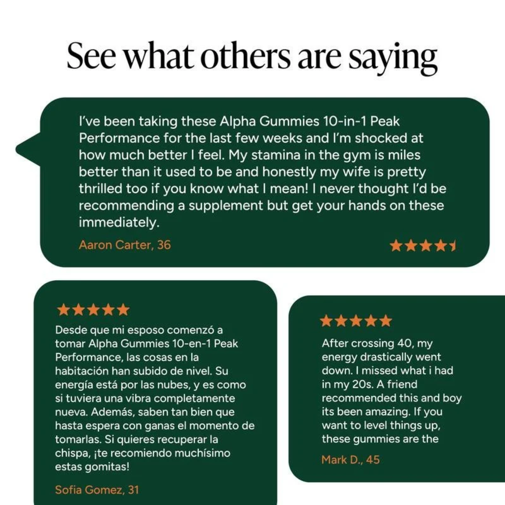 Rivagrow Alpha Gummies