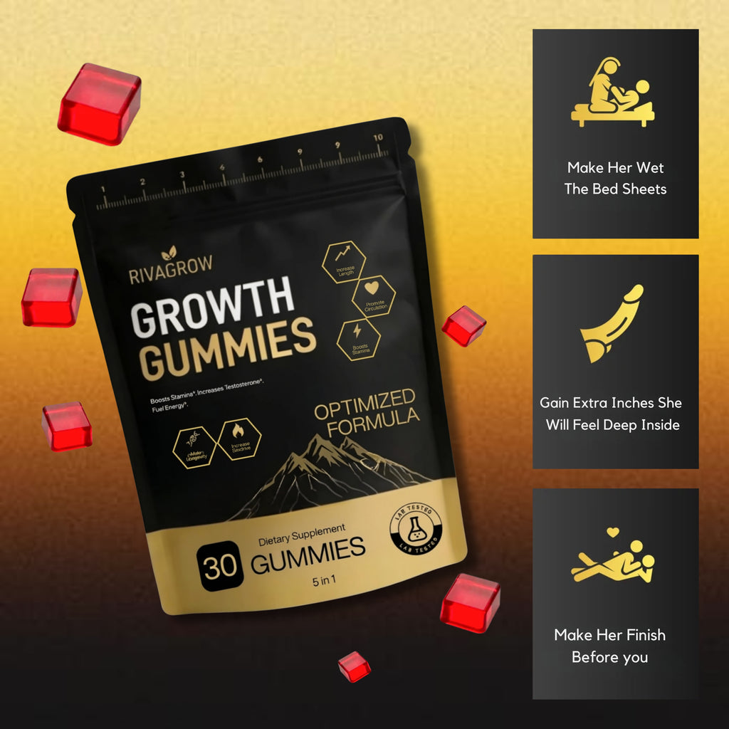 GROWTH GUMMIES | 5 in 1 Size & Stamina Support